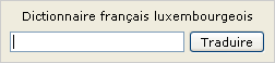 Ajouter un dictionnaire français luxembourgeois à votre site web